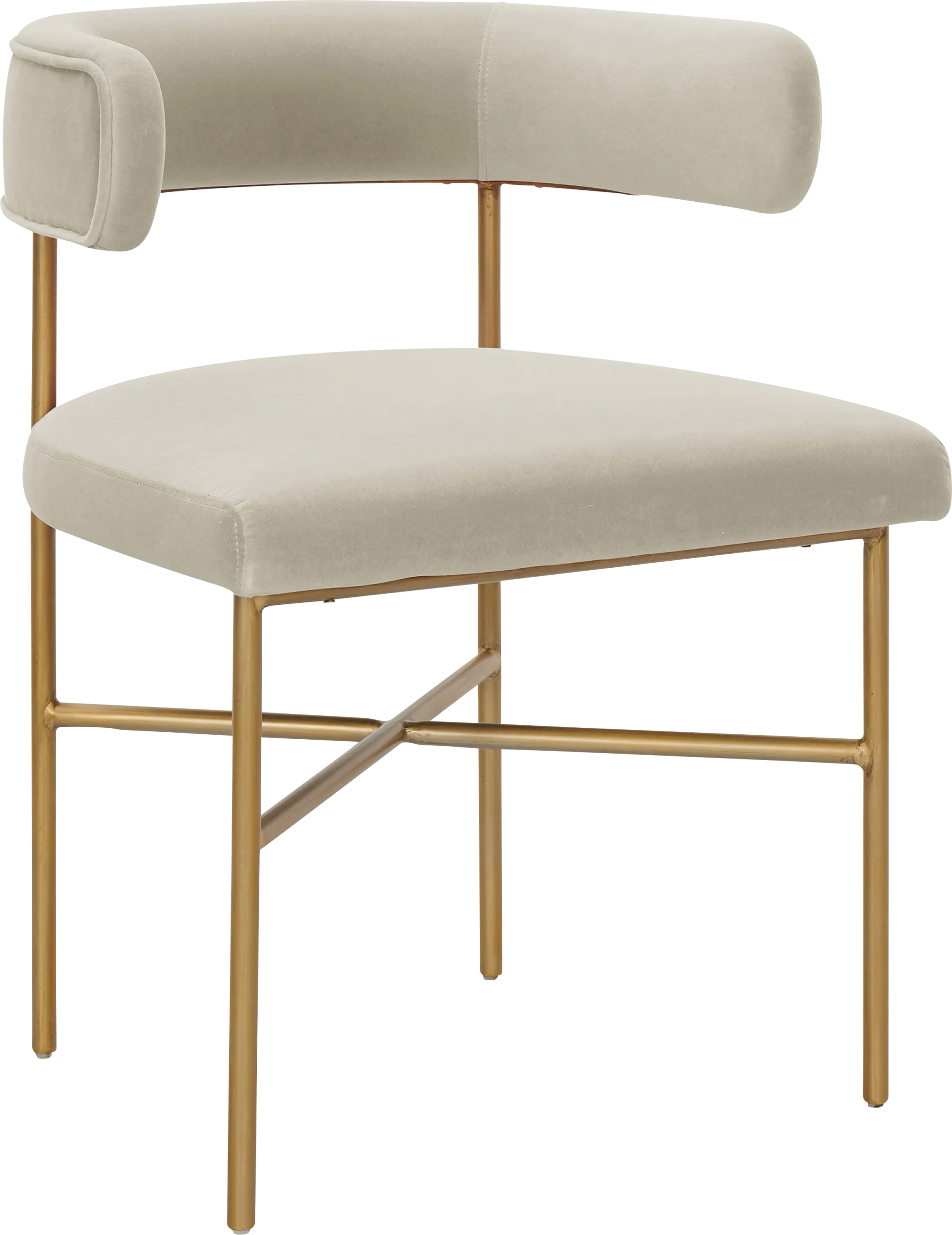 Luna Ann Cream Dining Chair - Image 1