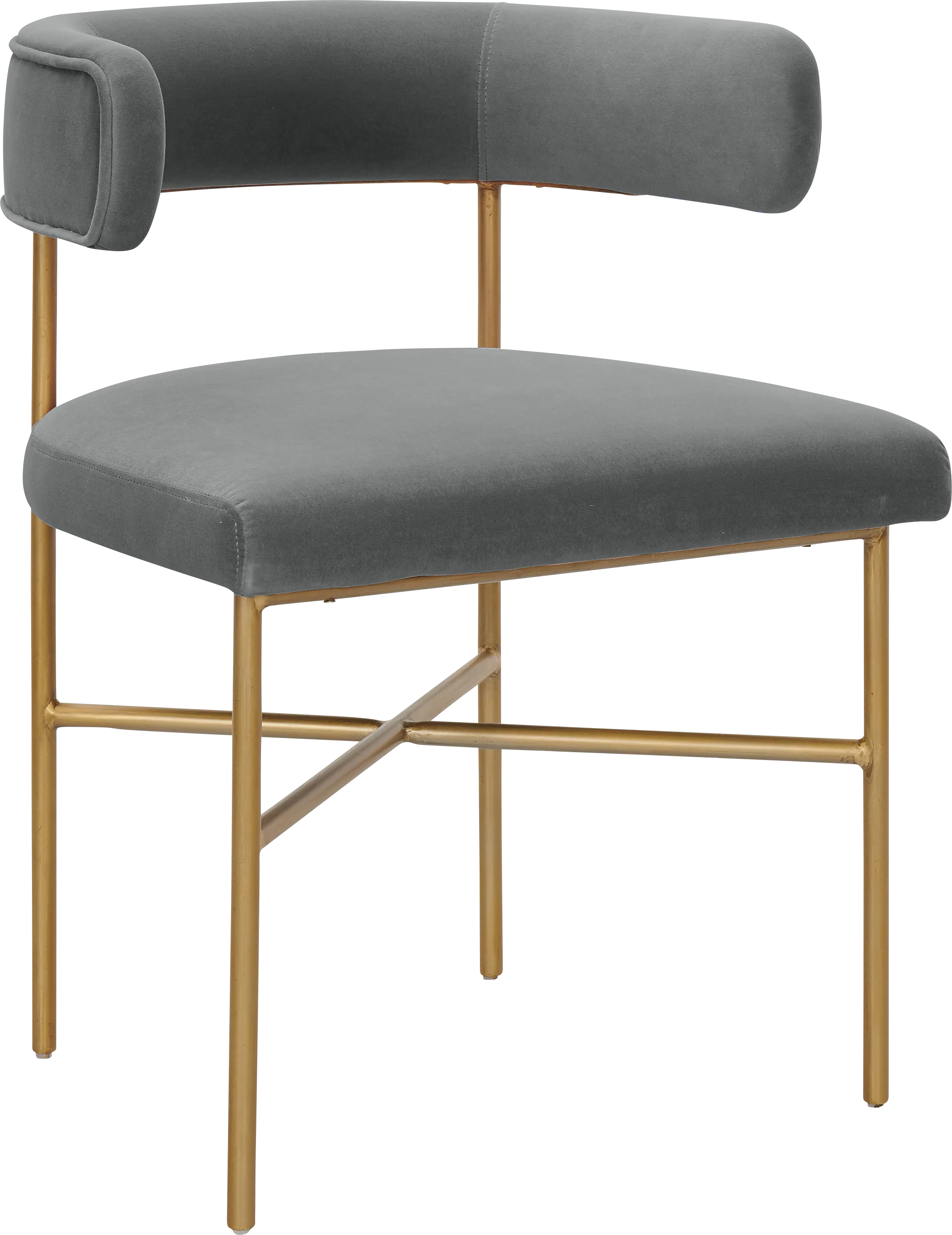 Luna Ann Gray Dining Chair - Thumbnail - Image 1
