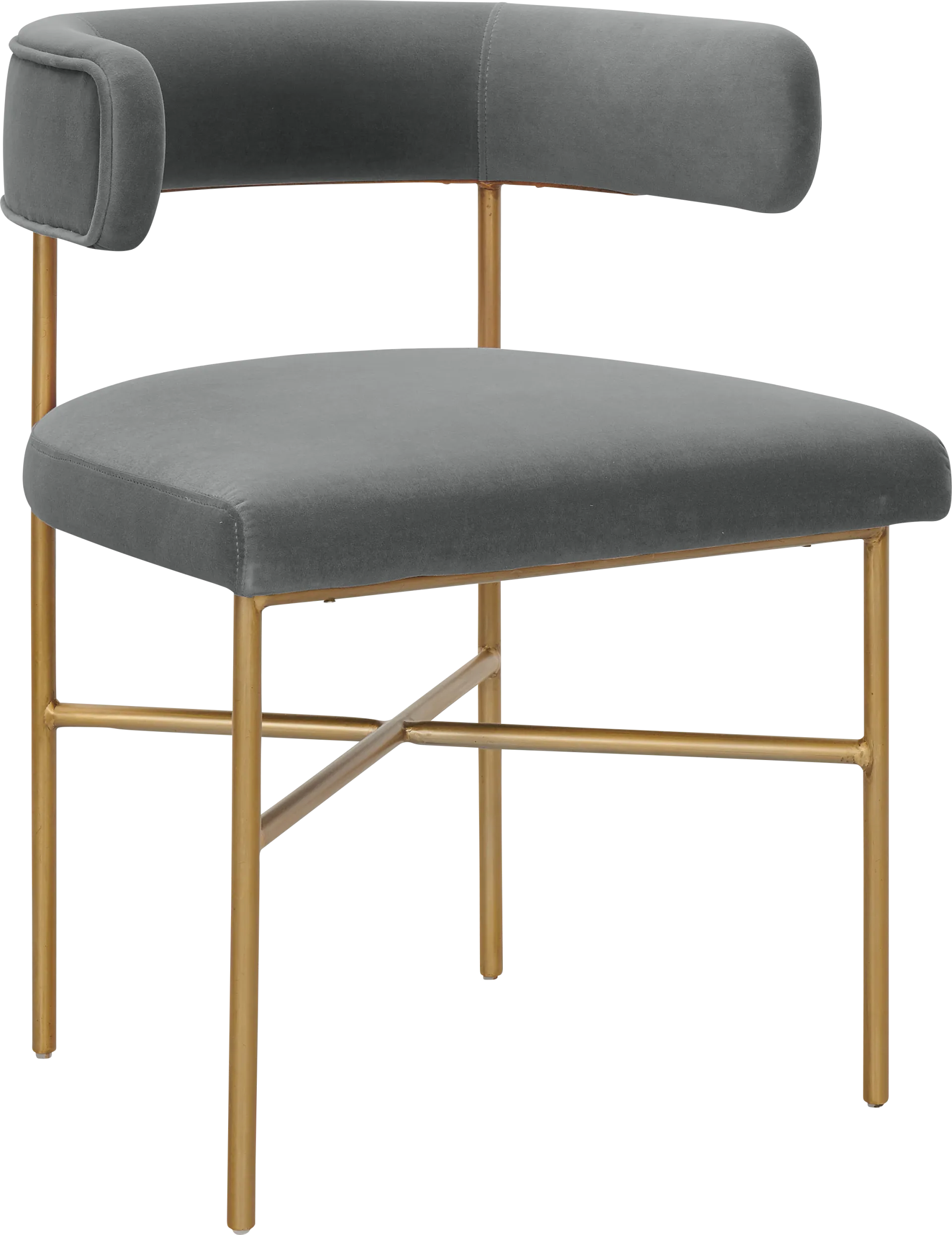 Luna Ann Gray Dining Chair - Image 1