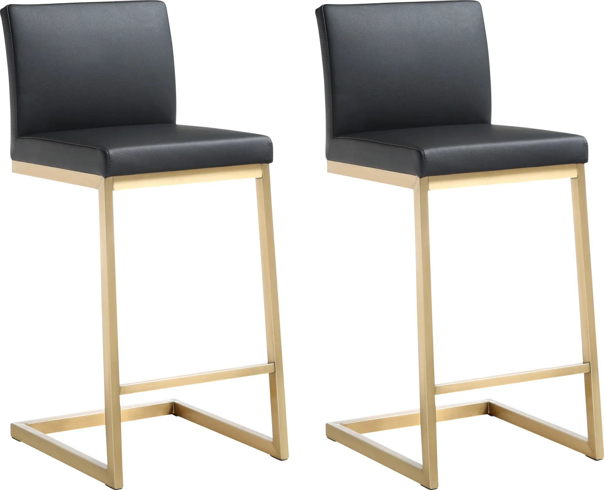 Cailalane Black Counter Height Stool, Set of 2 - Image 1
