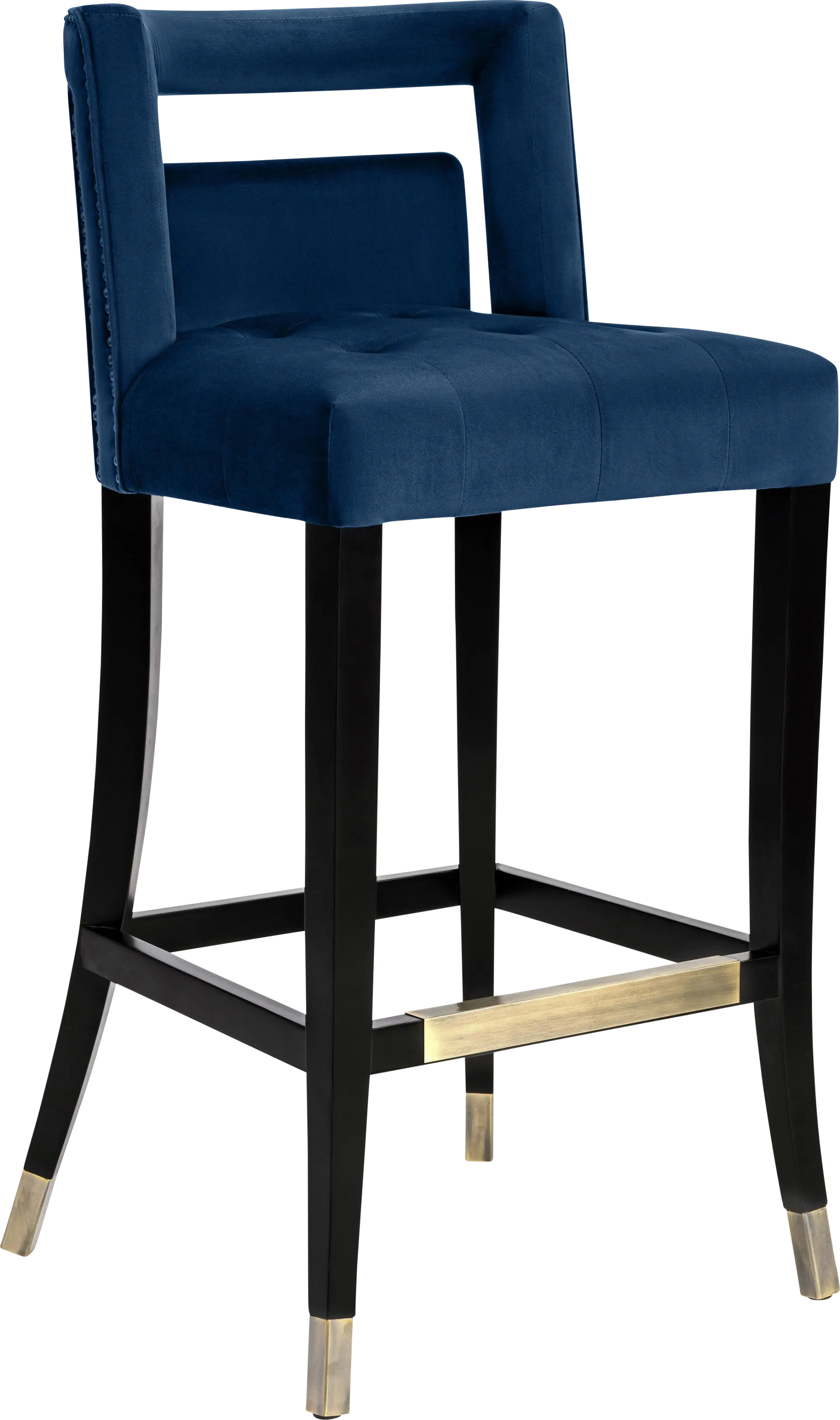 Saraelle Navy Counter Height Stool