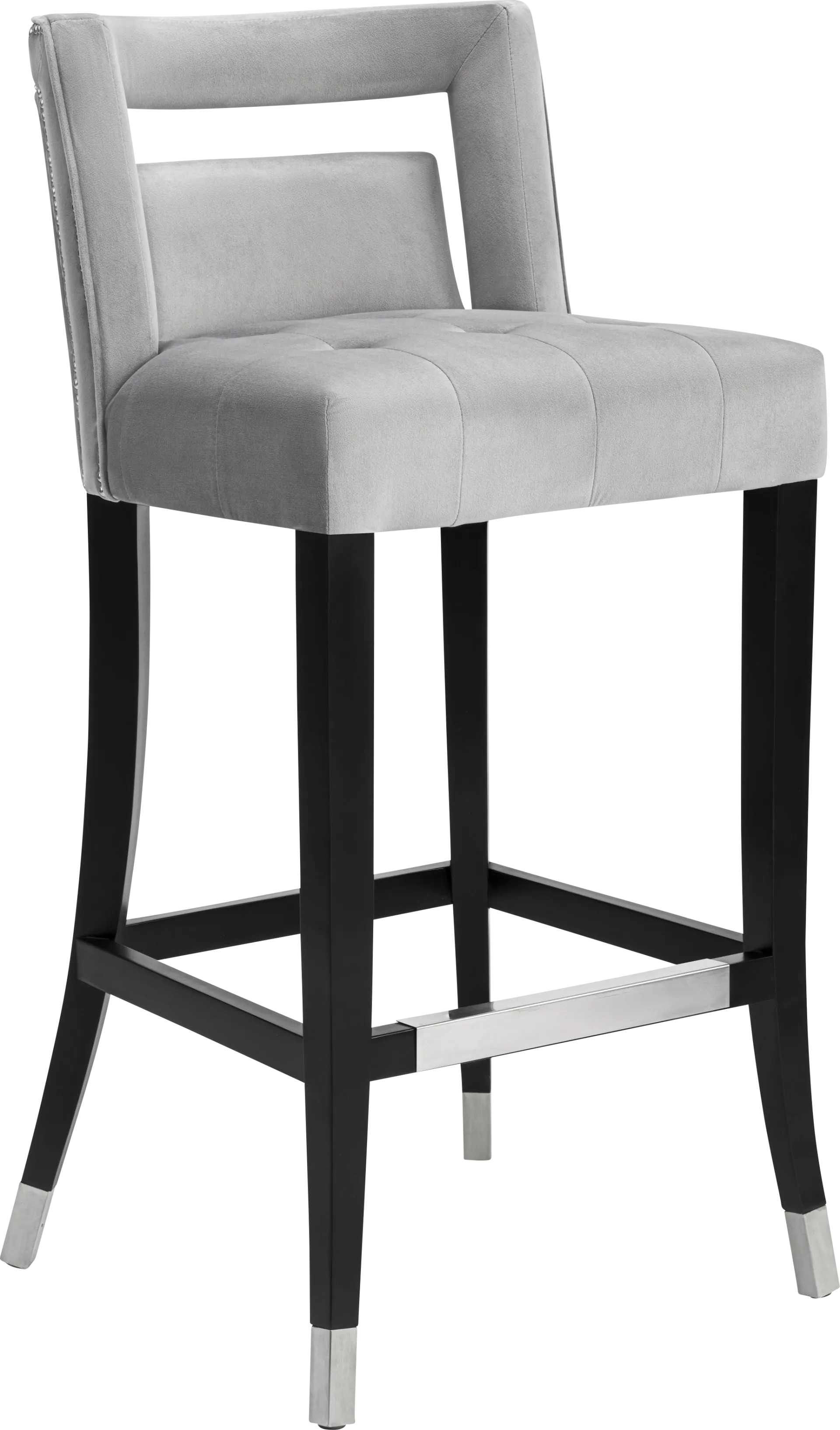 Saraelle Gray Barstool - Image 1