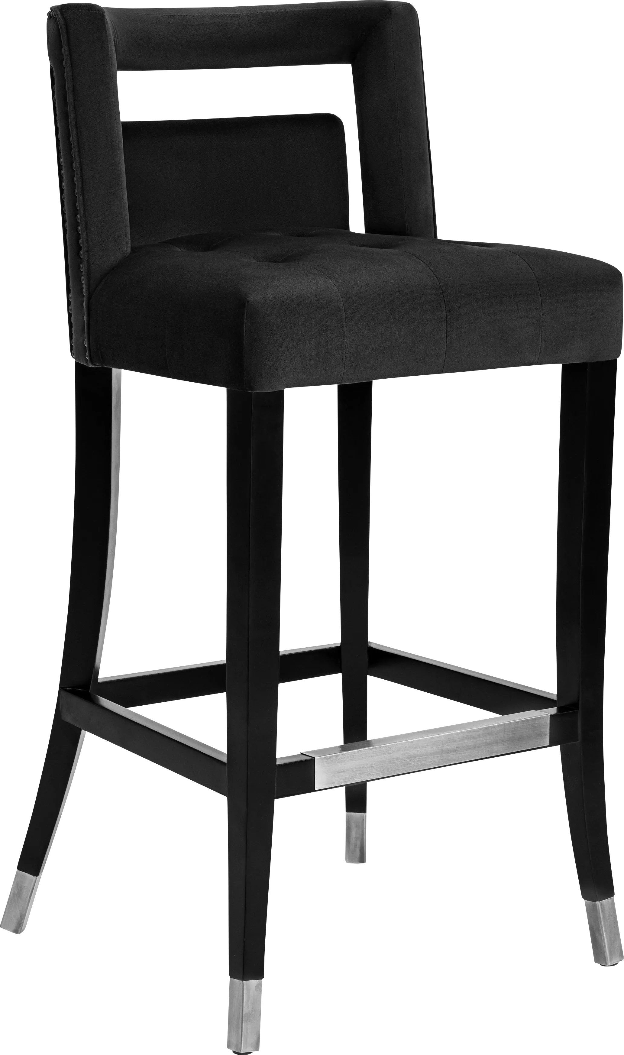 Saraelle Black Barstool - Thumbnail - Image 1