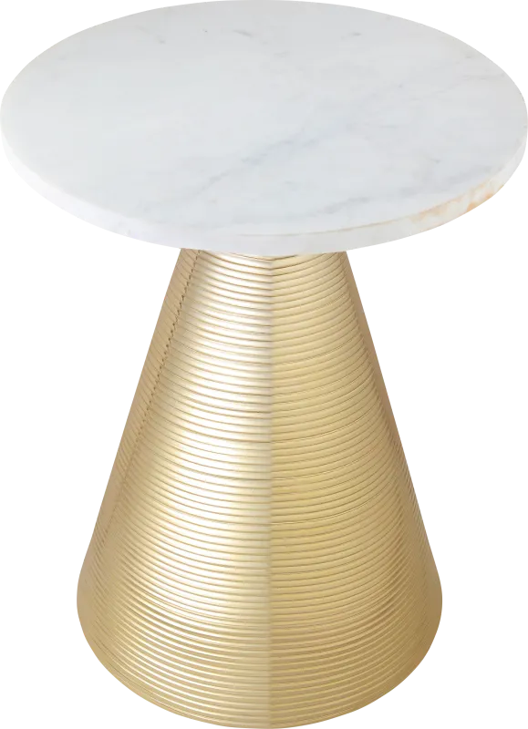 Beaulee Gold End Table