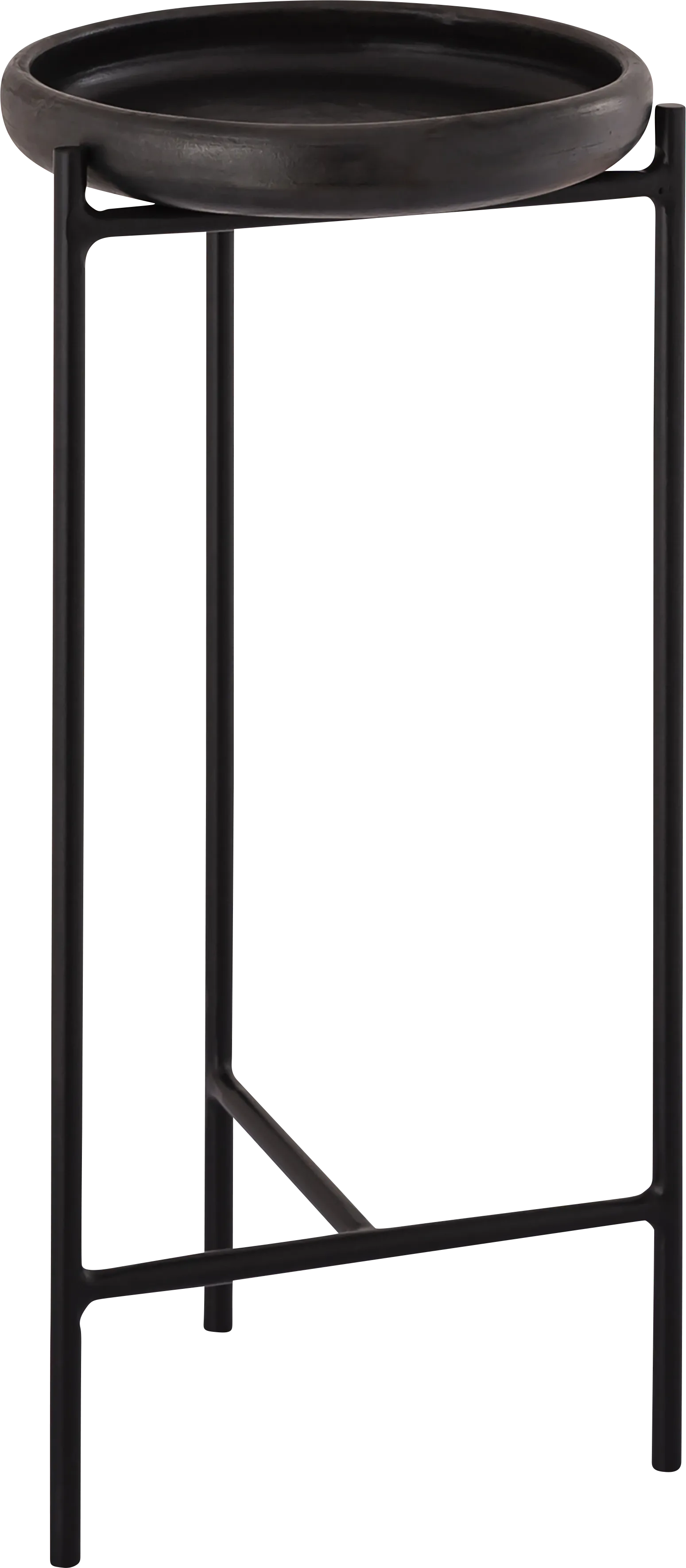 Archad Black Side Table - Thumbnail - Image 1