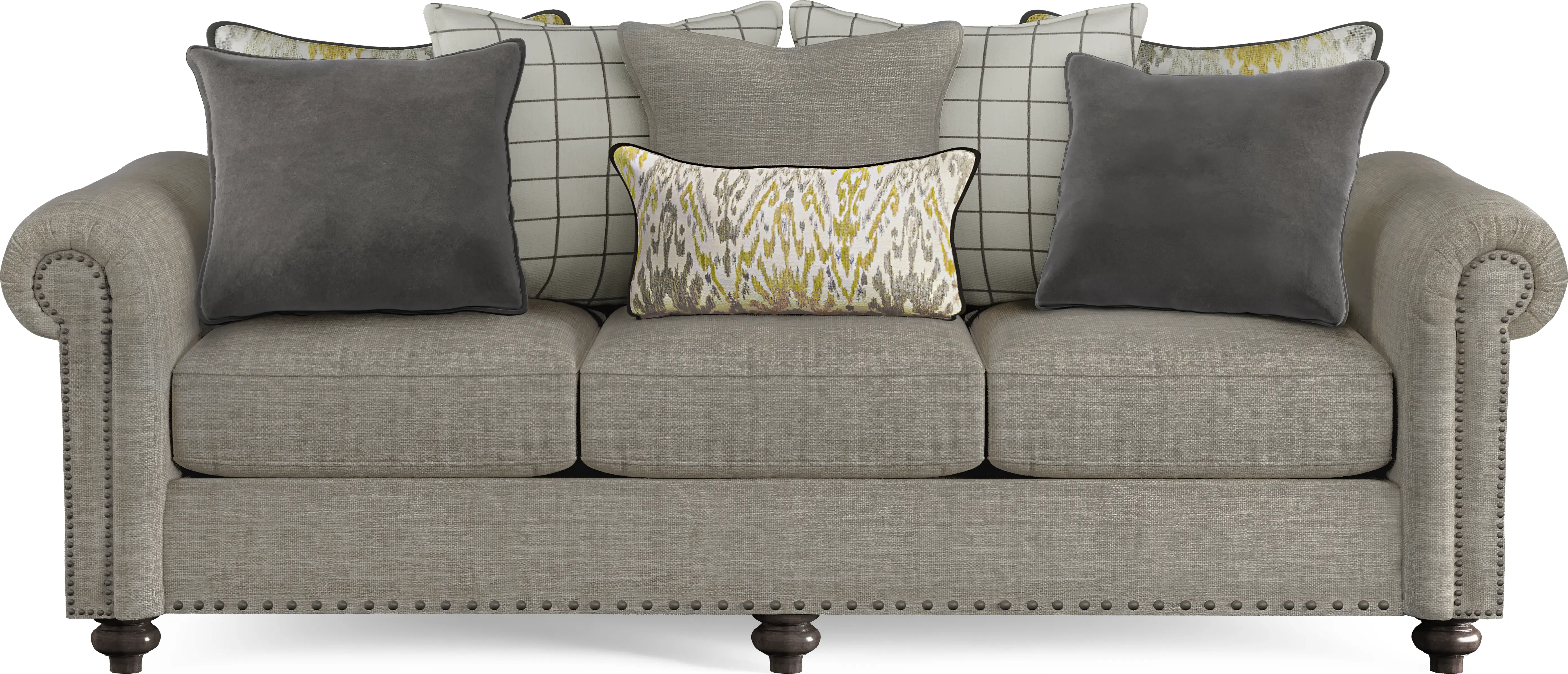 Greenwood Gray Sofa - Thumbnail - Image 1