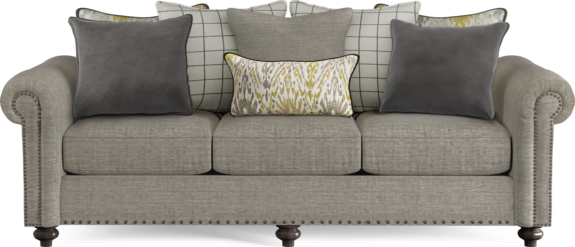 Greenwood Gray Sofa - Image 1