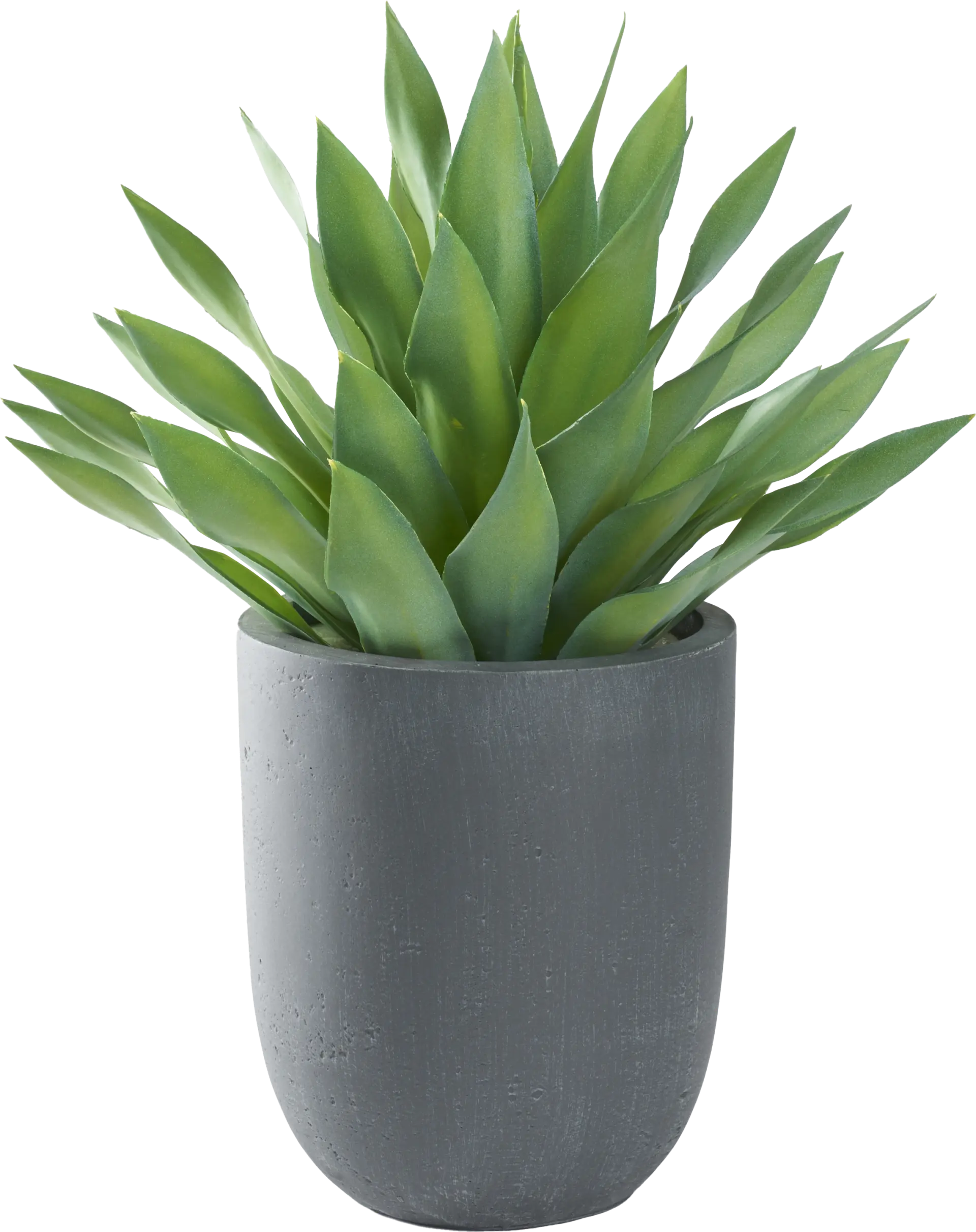 Soloma Green 27 in. Artificial Large Desert Succulent in Gray Planter