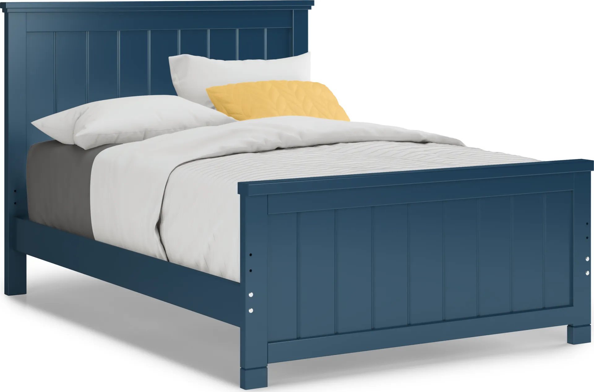 Kids Cottage Colors Navy Full Panel Bed - Image 2