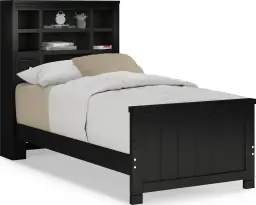 3 pc twin bookcase bed