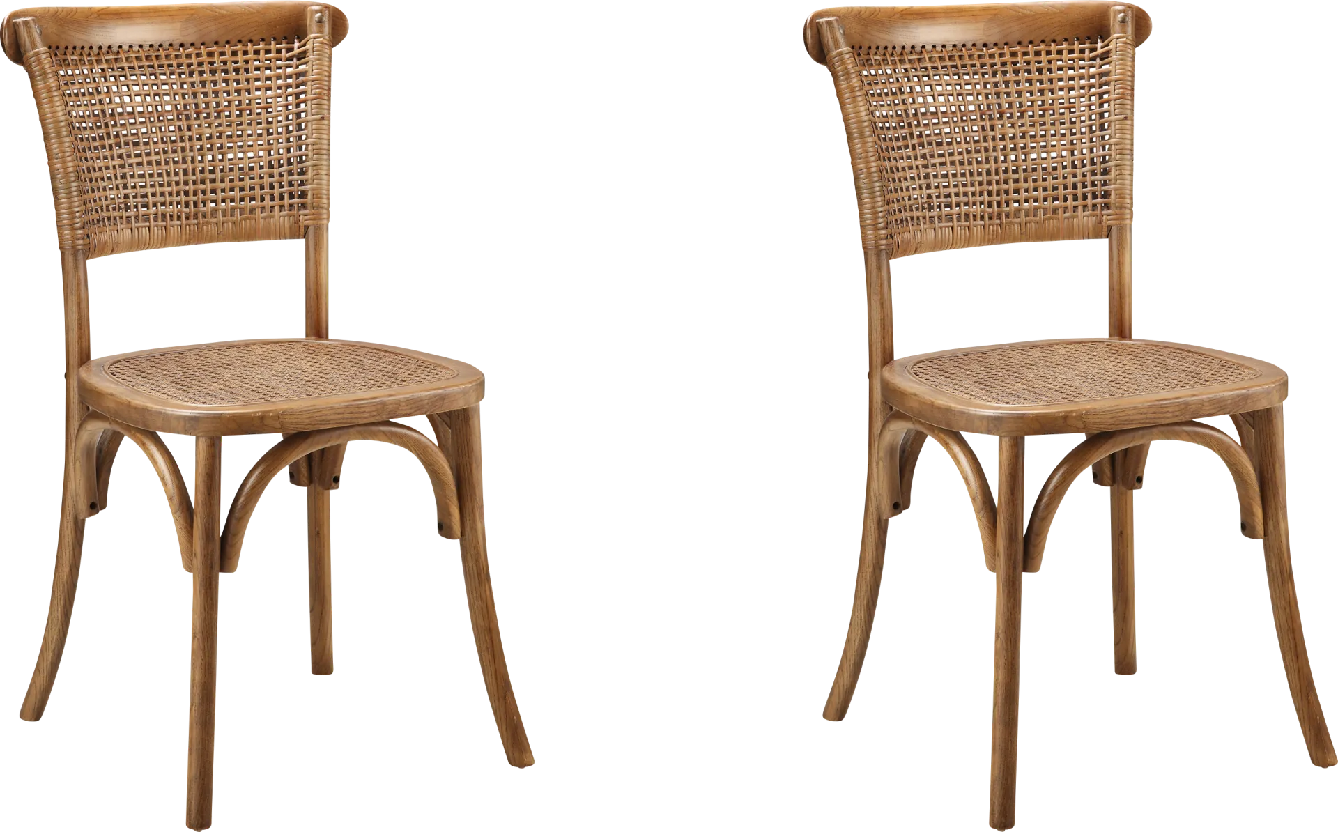 Aitken Brown Side Chair, Set of 2 - Image 1
