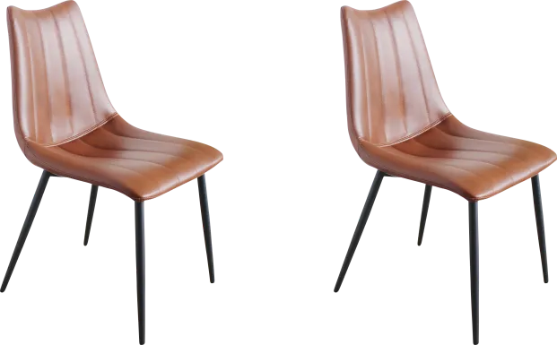 Tenton Brown Side Chair, Set of 2