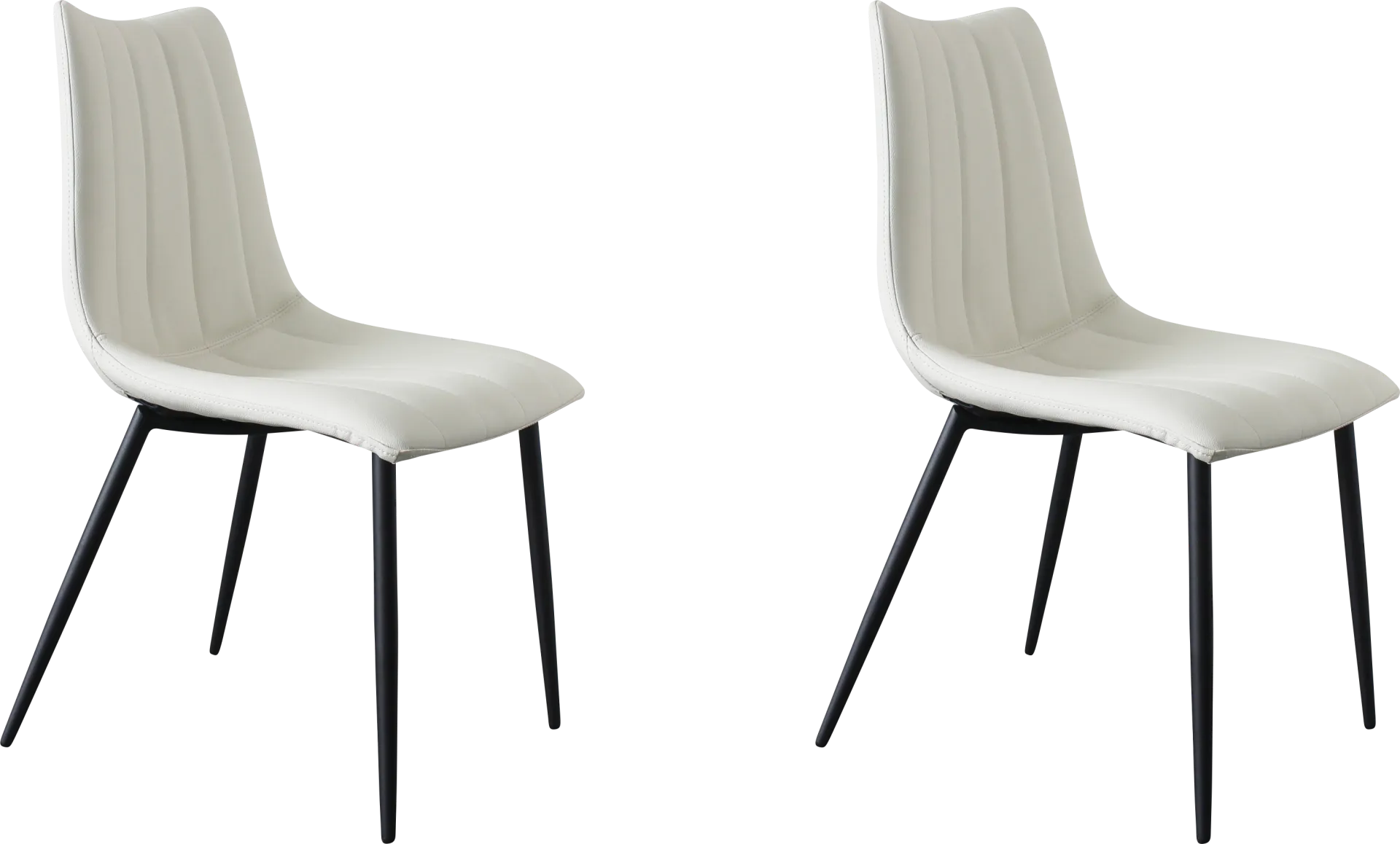 Tenton White Side Chair, Set of 2 - Image 1