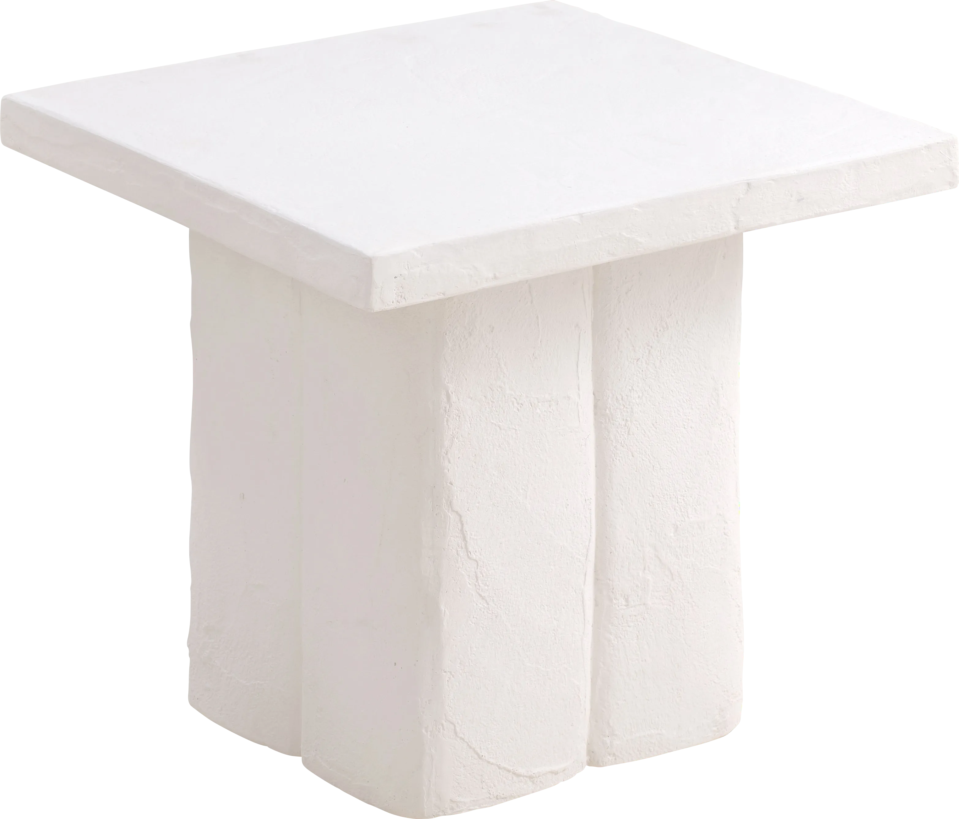 Anayla White Side Table