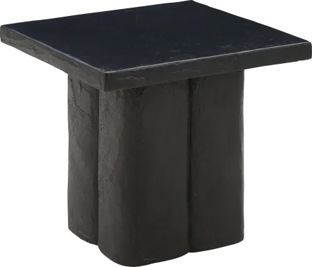 Anayla Black Side Table