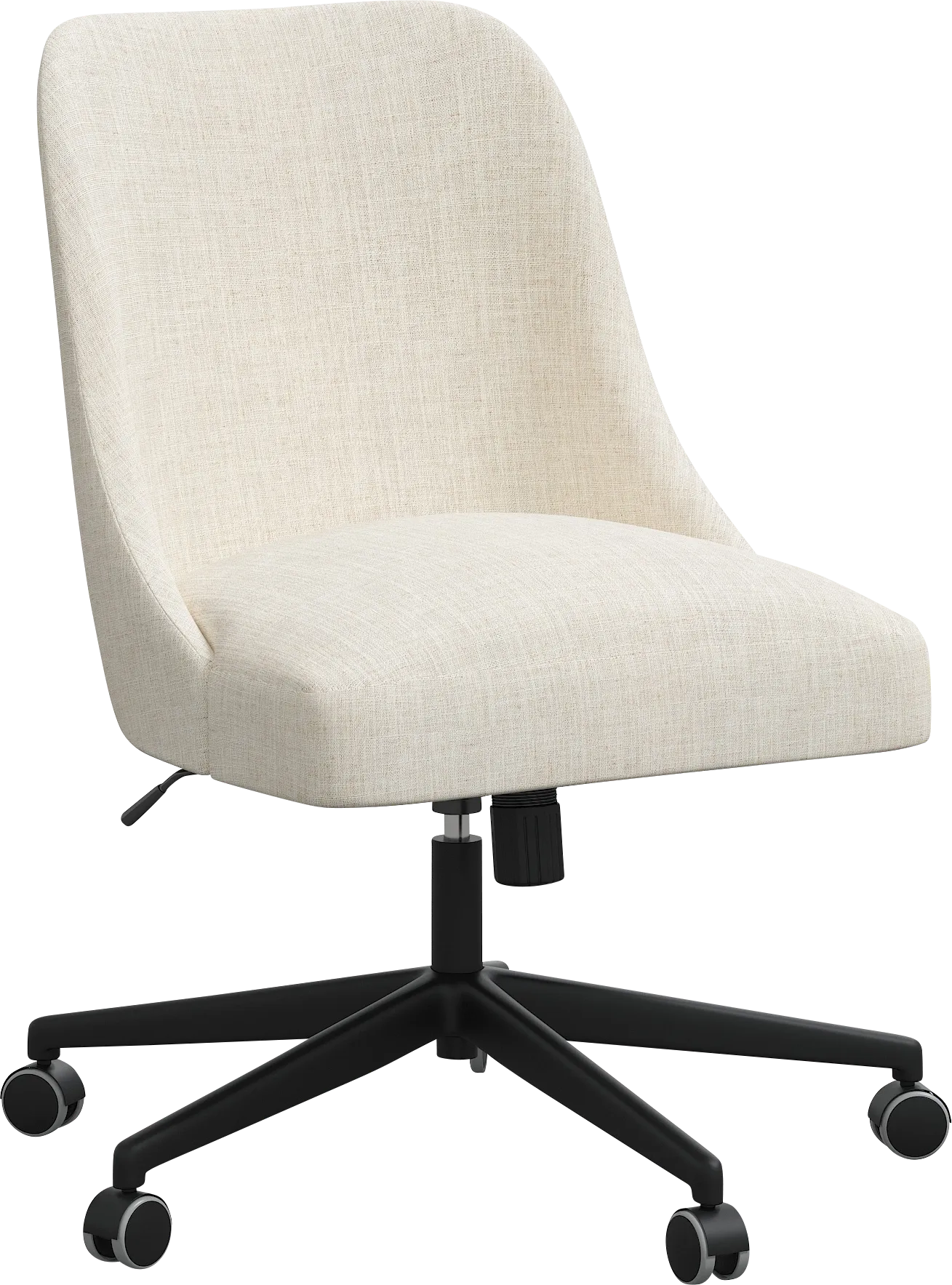 Janeran III White Office Chair - Thumbnail - Image 1