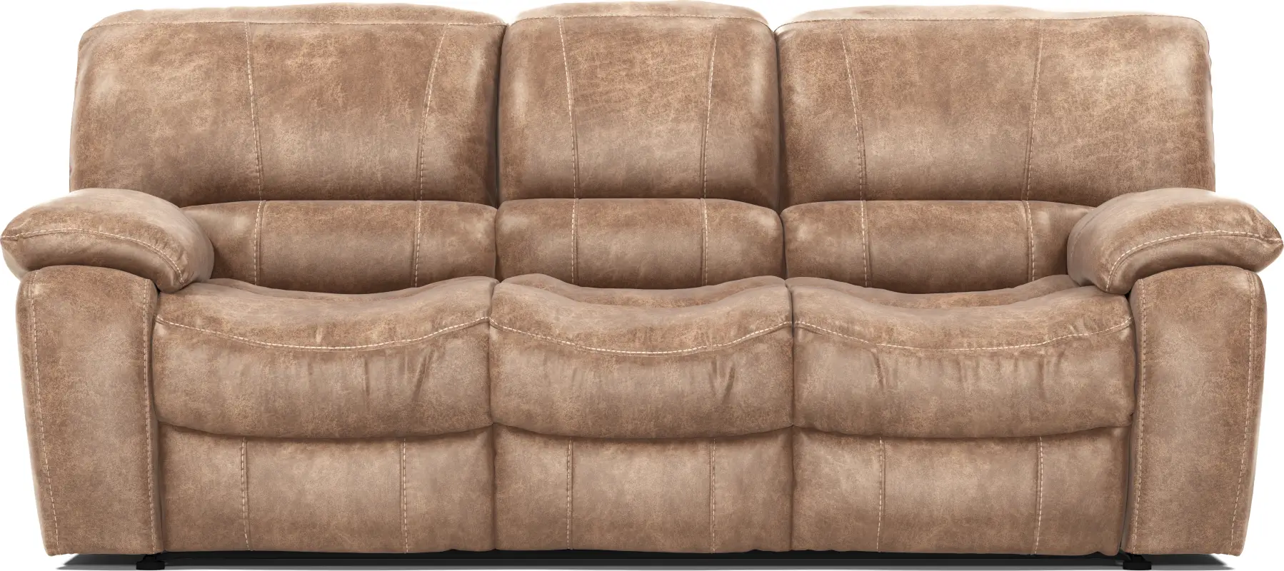 Alpen Ridge Silt Reclining Sofa