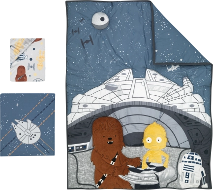 Kids Star Wars Millennium Falcon Baby Bedding Set
