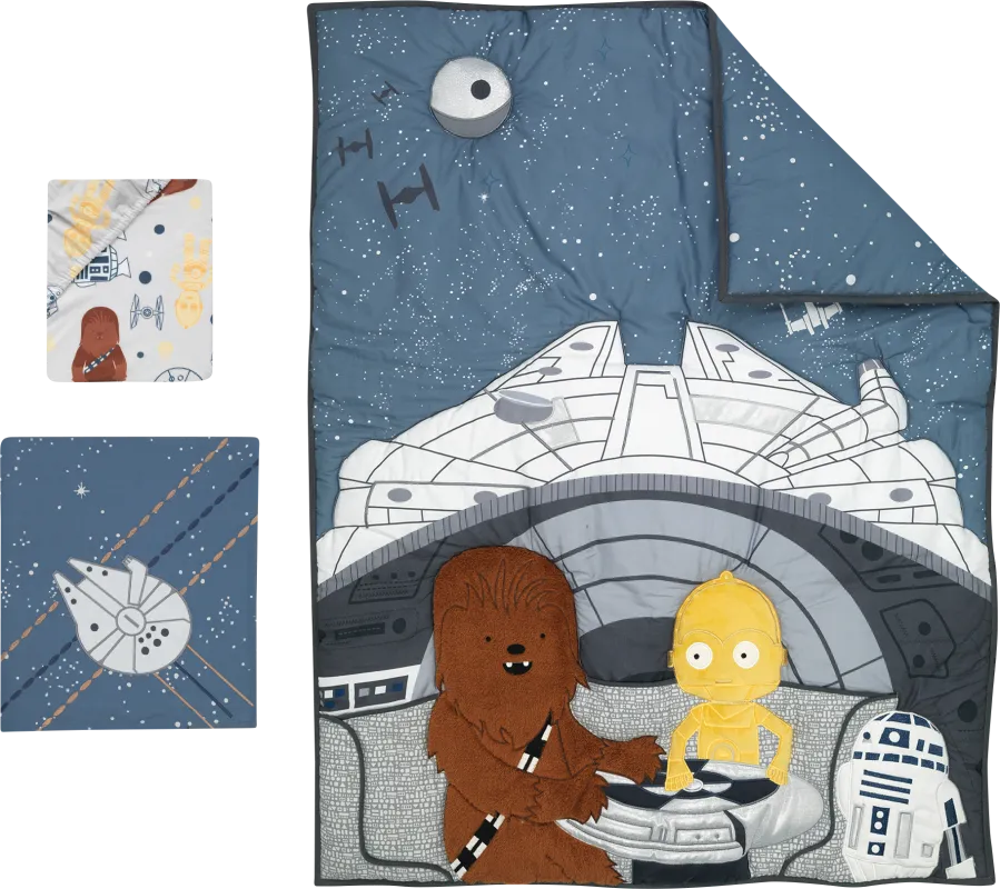Kids Star Wars Millennium Falcon Baby Bedding Set