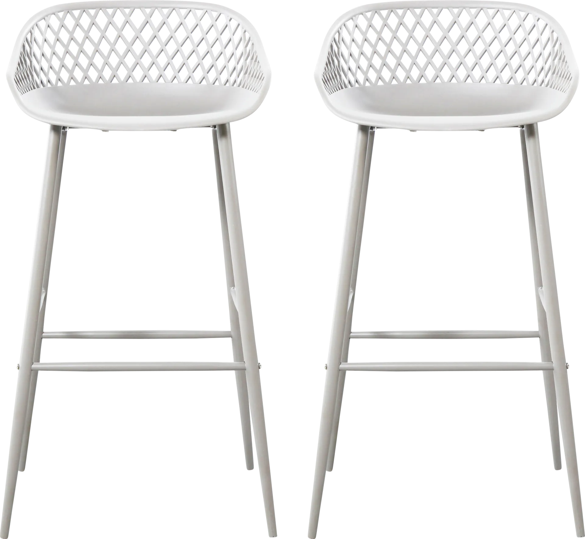 Belcross White Outdoor Barstool, Set of 2 - Image 1