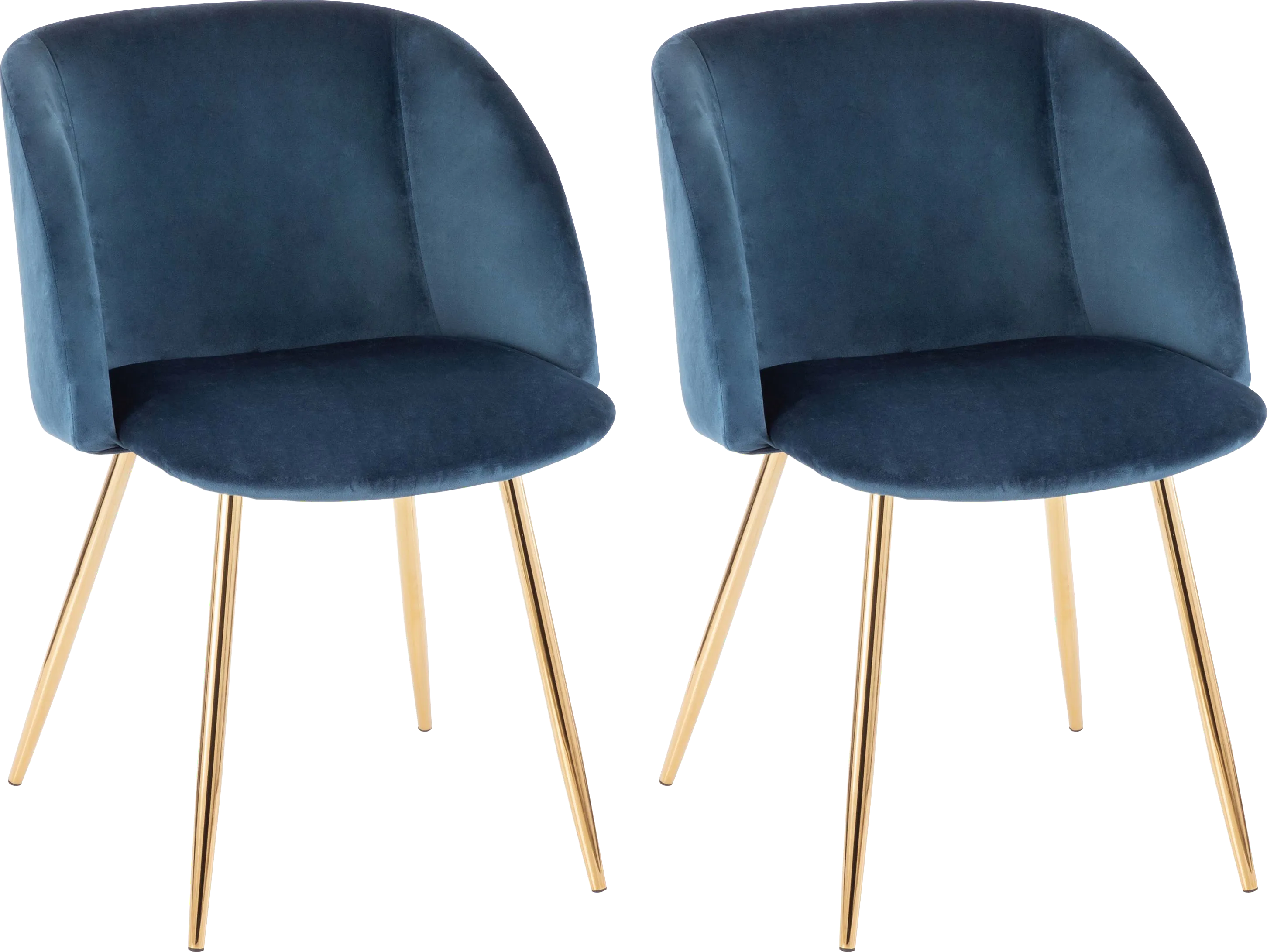 Fulham Blue Dining Chair, Set of 2 - Thumbnail - Image 1
