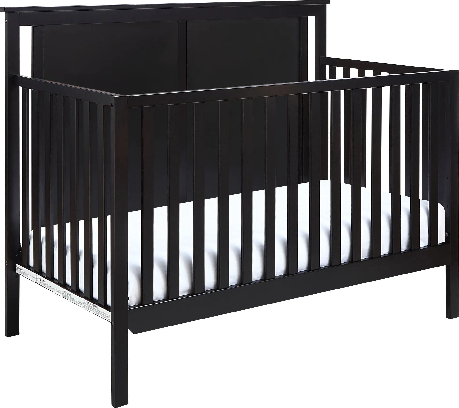 Kids Crownspoint Black Convertible Crib - Image 1