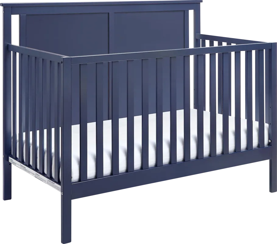 Kids Crownspoint Blue Convertible Crib