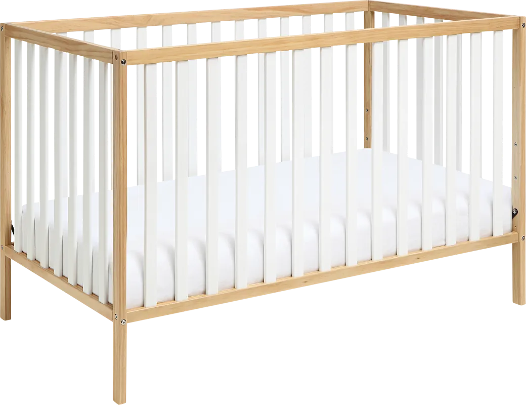 Kids Canticle Natural/White Crib
