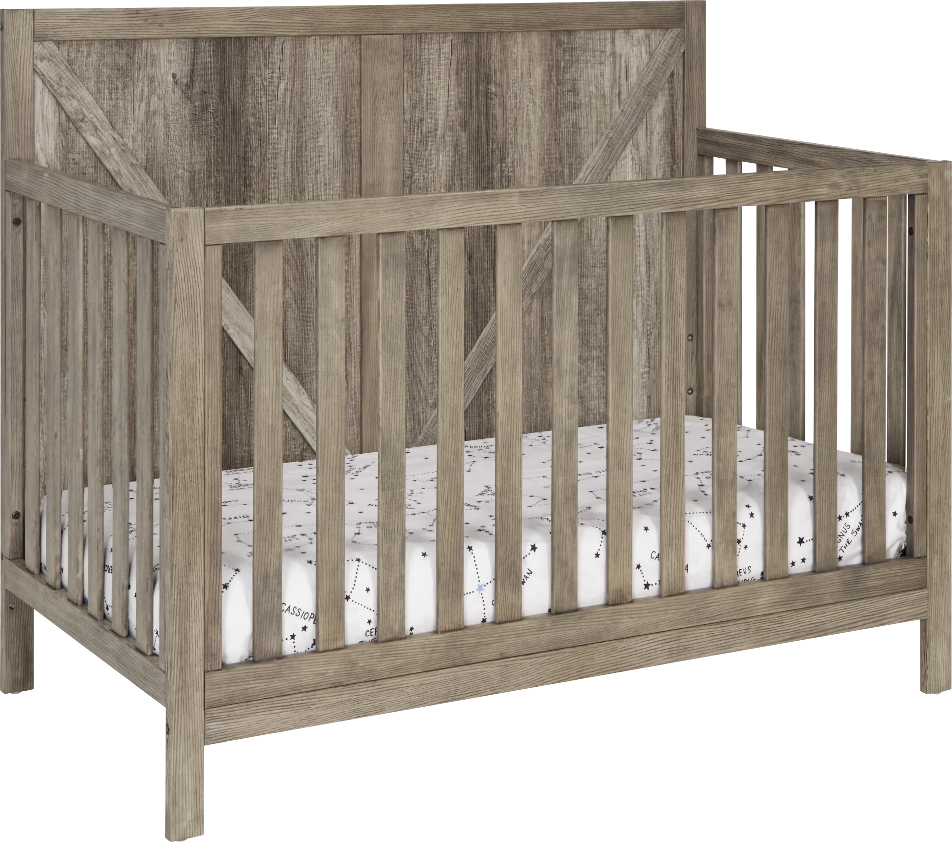 Kids Boysenberry Brown Crib - Image 1