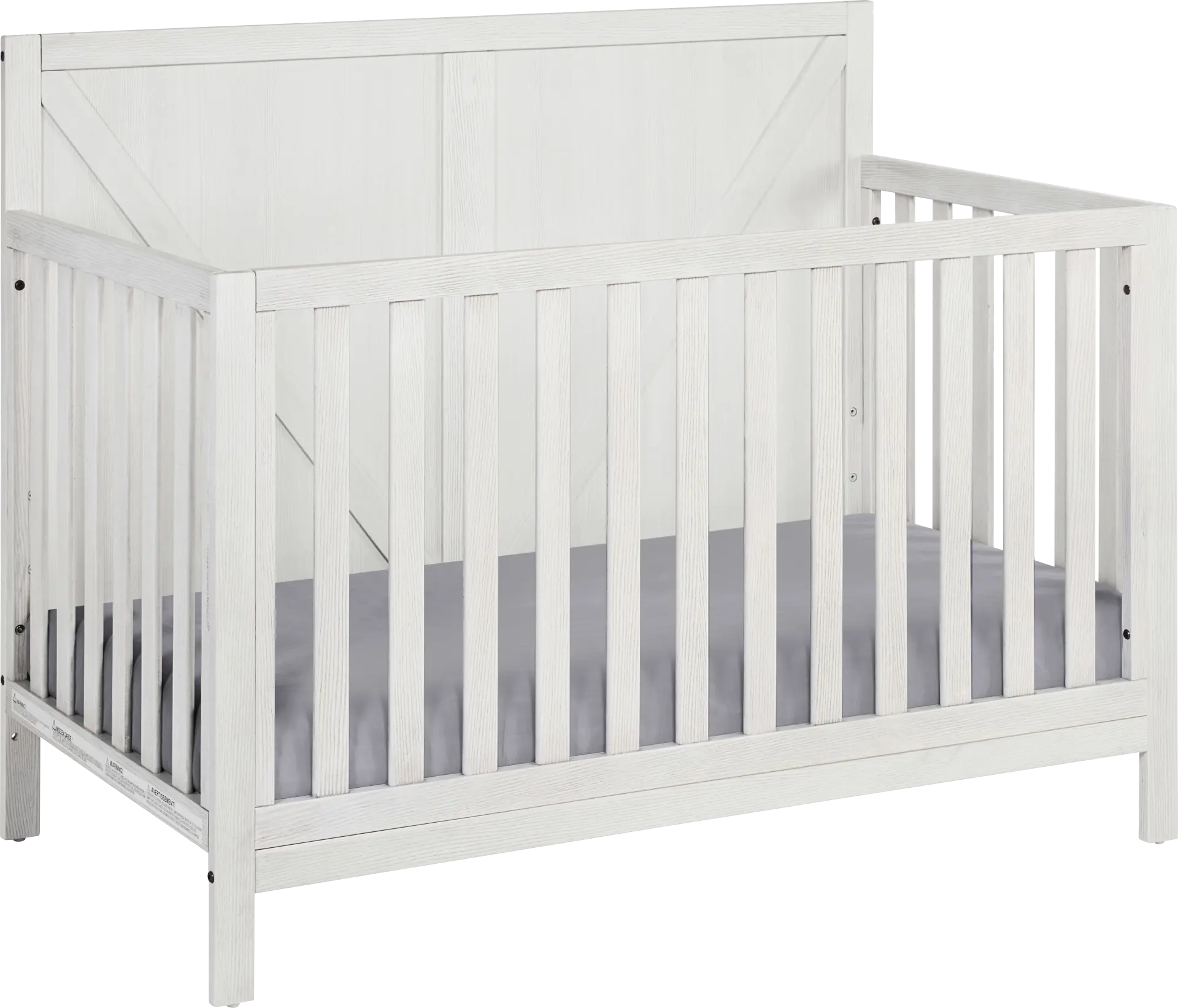 Kids Boysenberry Gray Crib