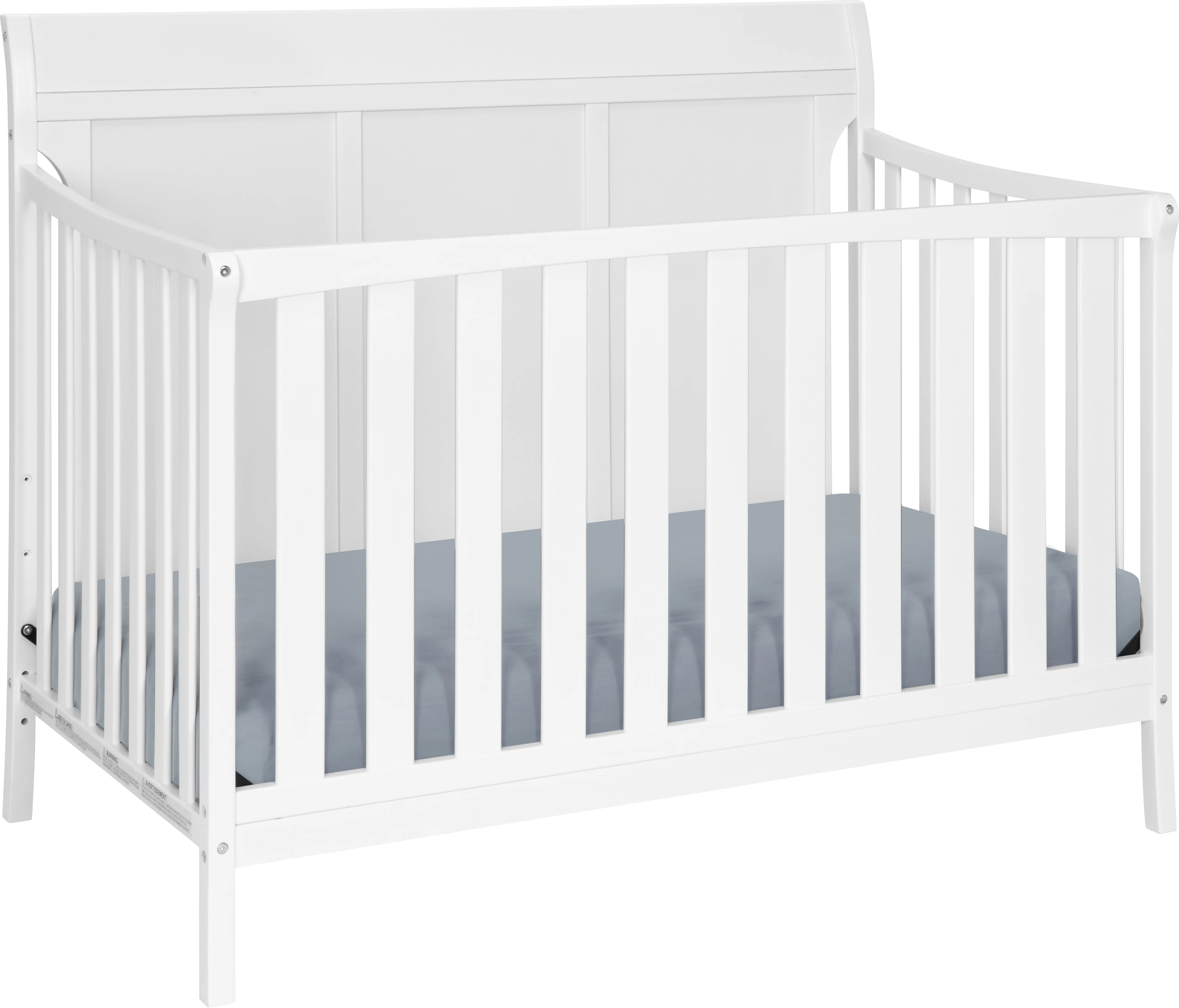 Kids Brockhill White Crib - Thumbnail - Image 1