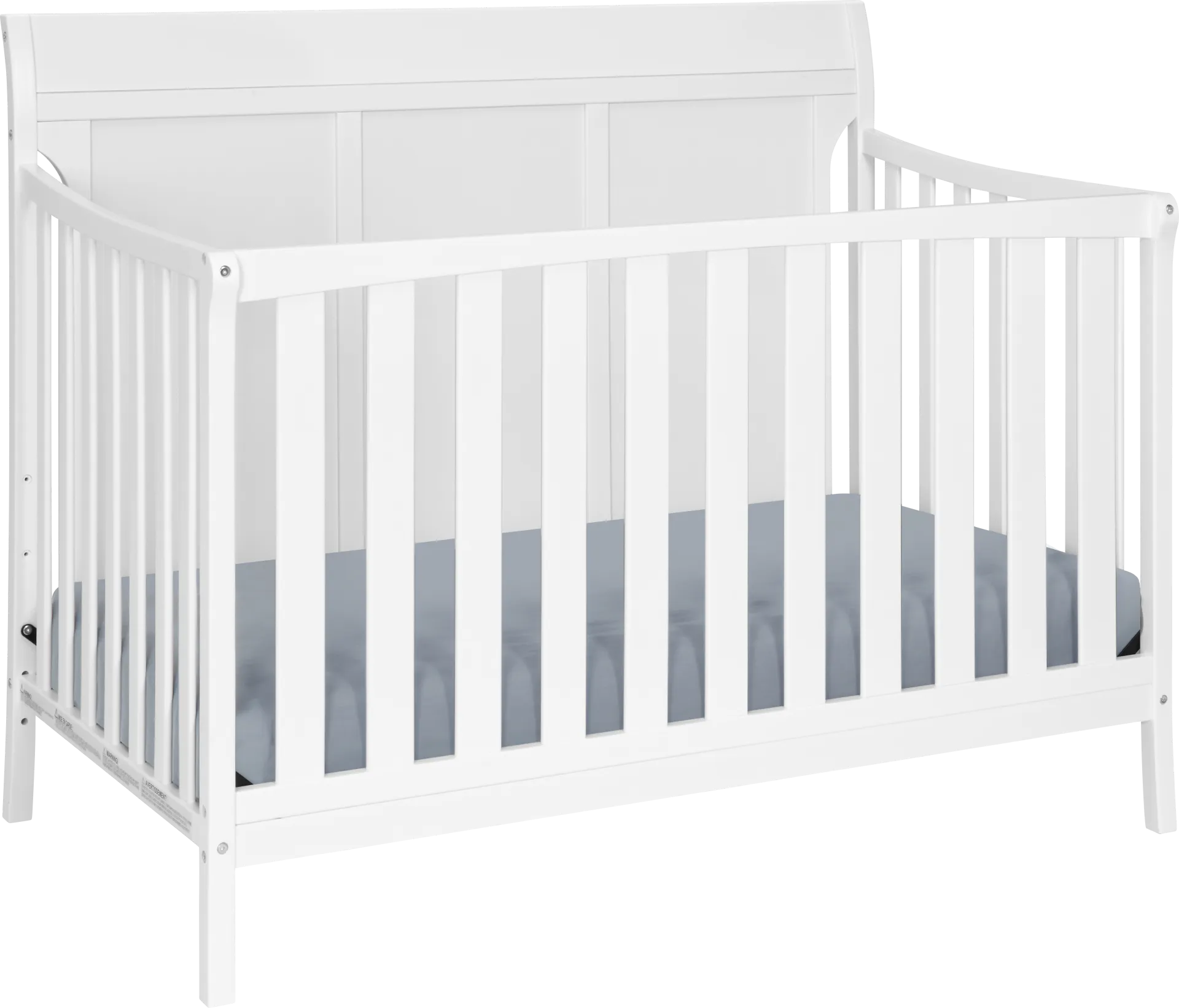 Kids Brockhill White Crib - Image 1