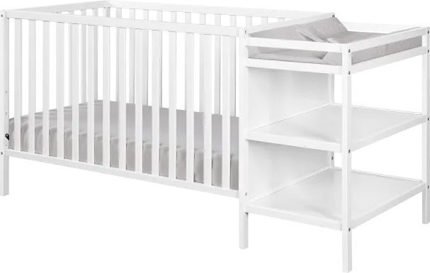 Kids Brittinger White Crib Combo