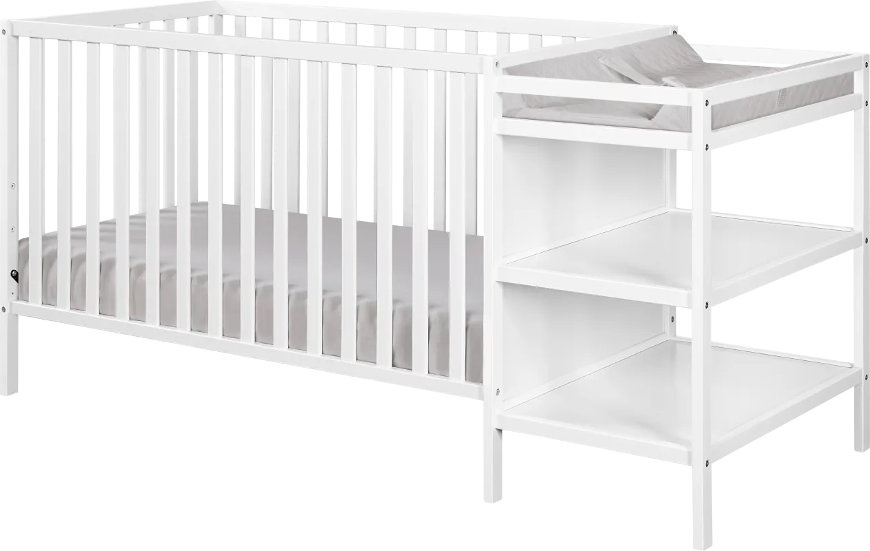 Kids Brittinger White Crib Combo