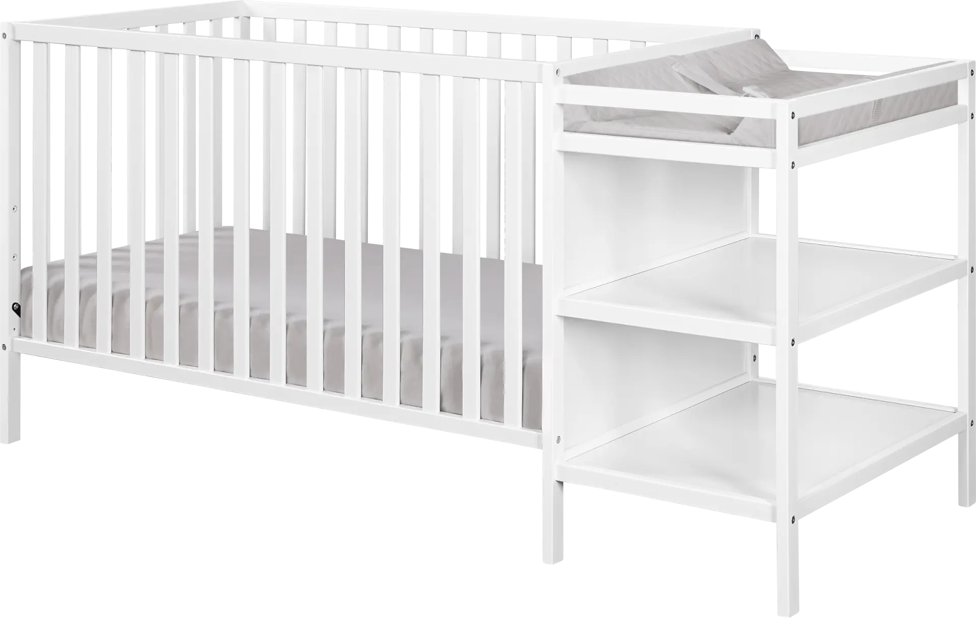 Kids Brittinger White Crib Combo