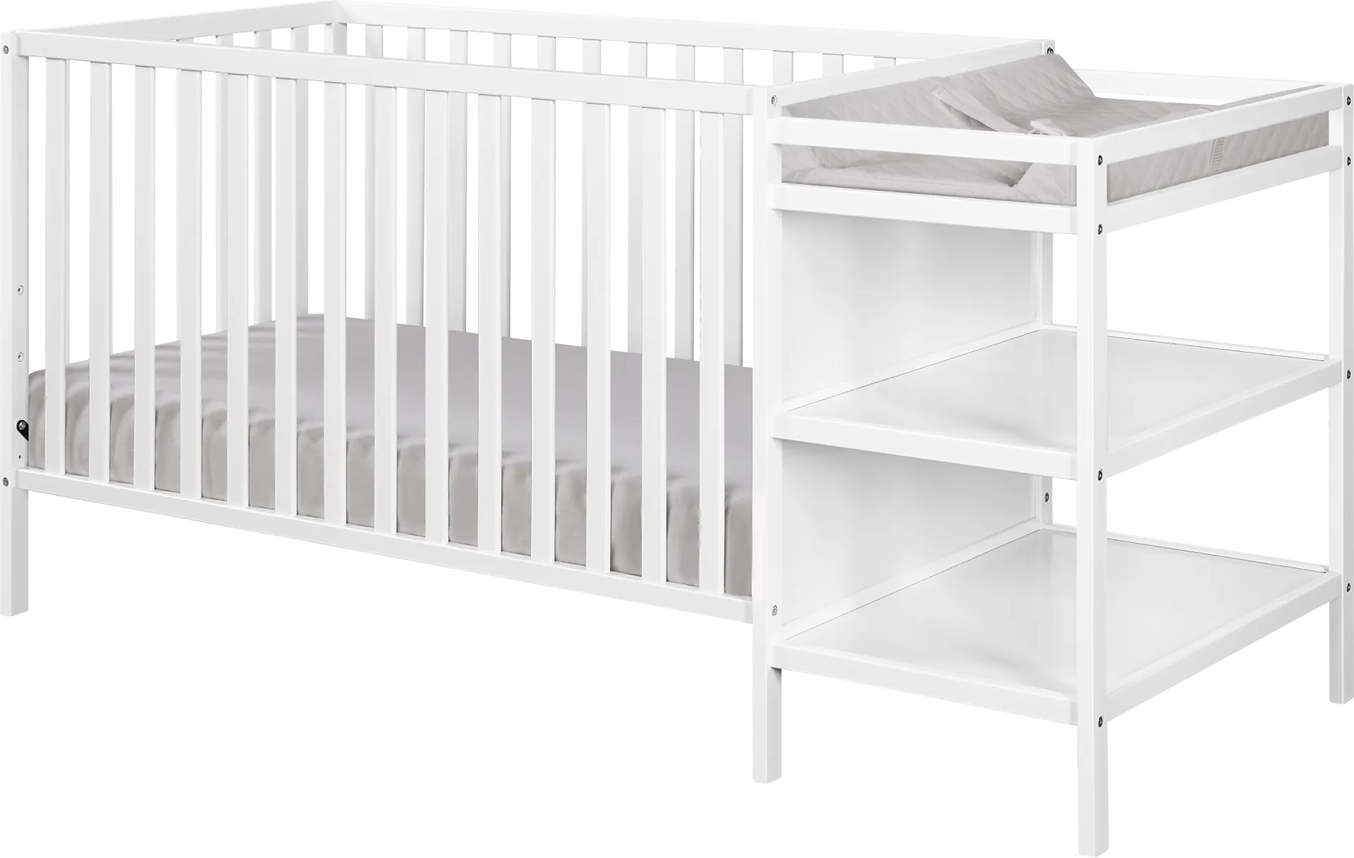 Kids Brittinger White Crib Combo - Image 1