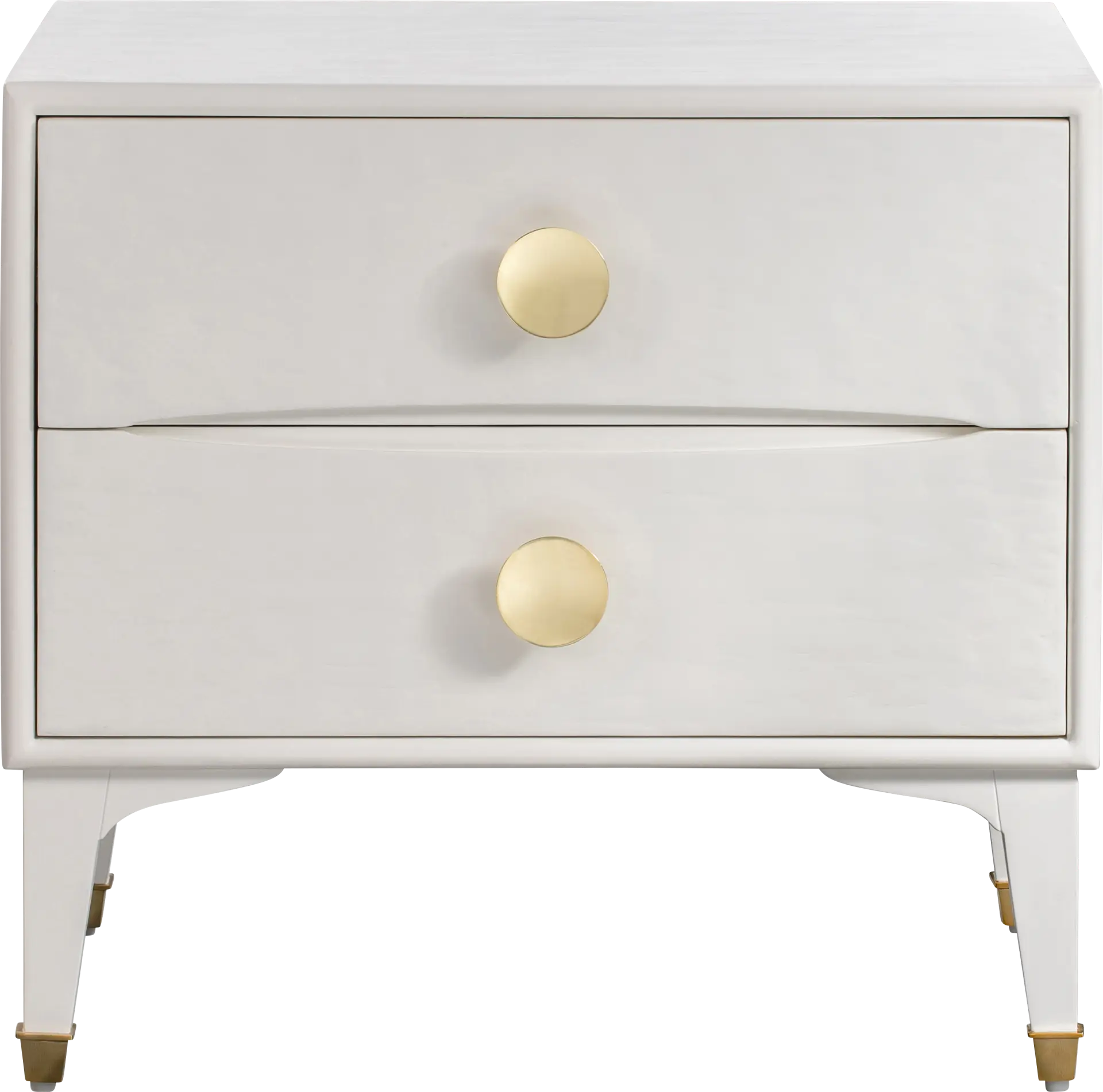 Delera White Nightstand
