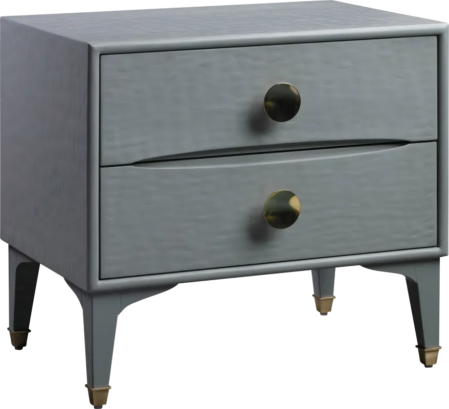Delera Gray Nightstand