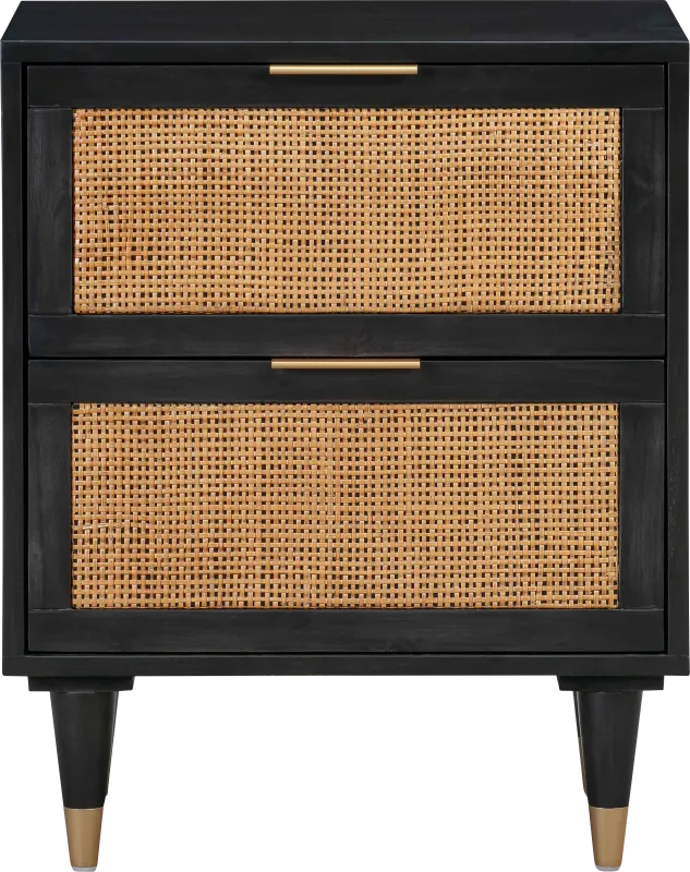 Selera Black Nightstand