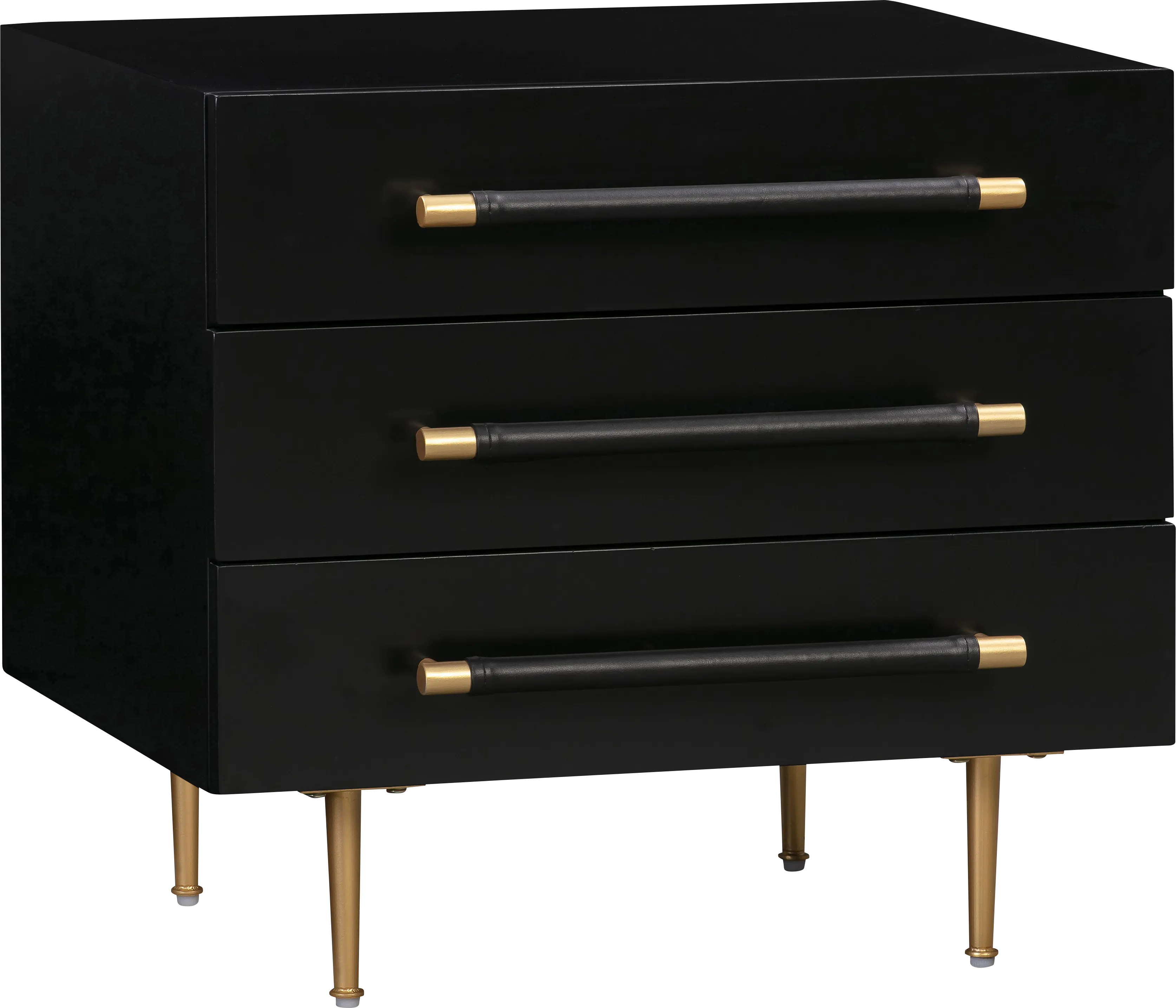 Troperan Black Nightstand - Thumbnail - Image 1