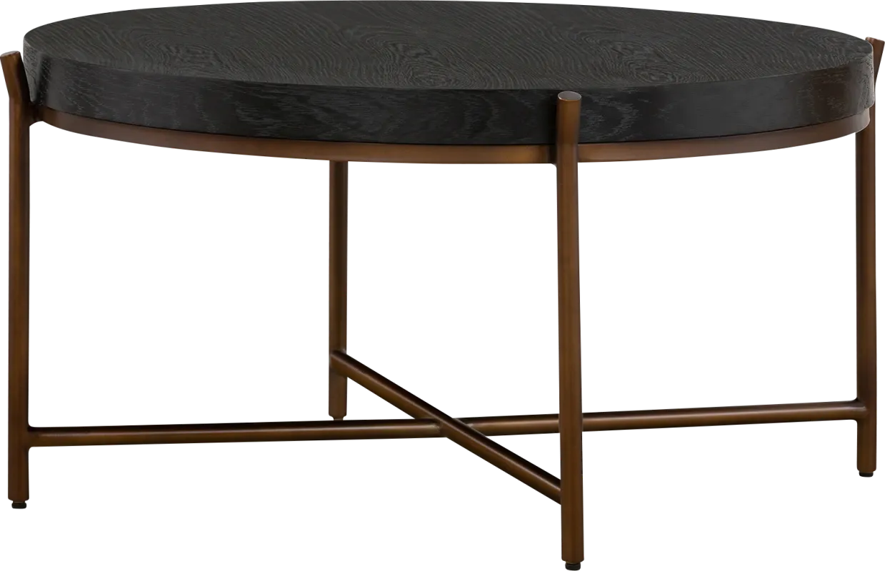 Levyia Black Cocktail Table
