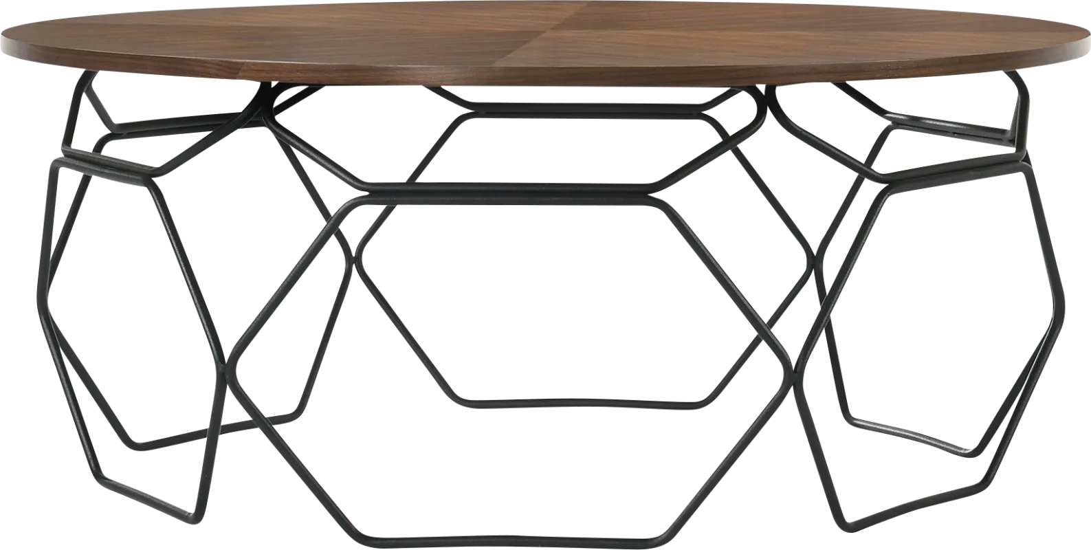 Casamare Walnut Cocktail Table