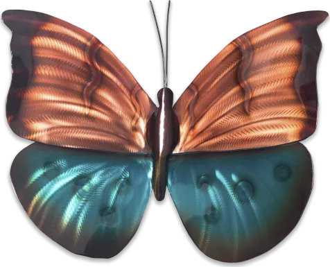 Large Butterfly III Red Outdoor Artwork