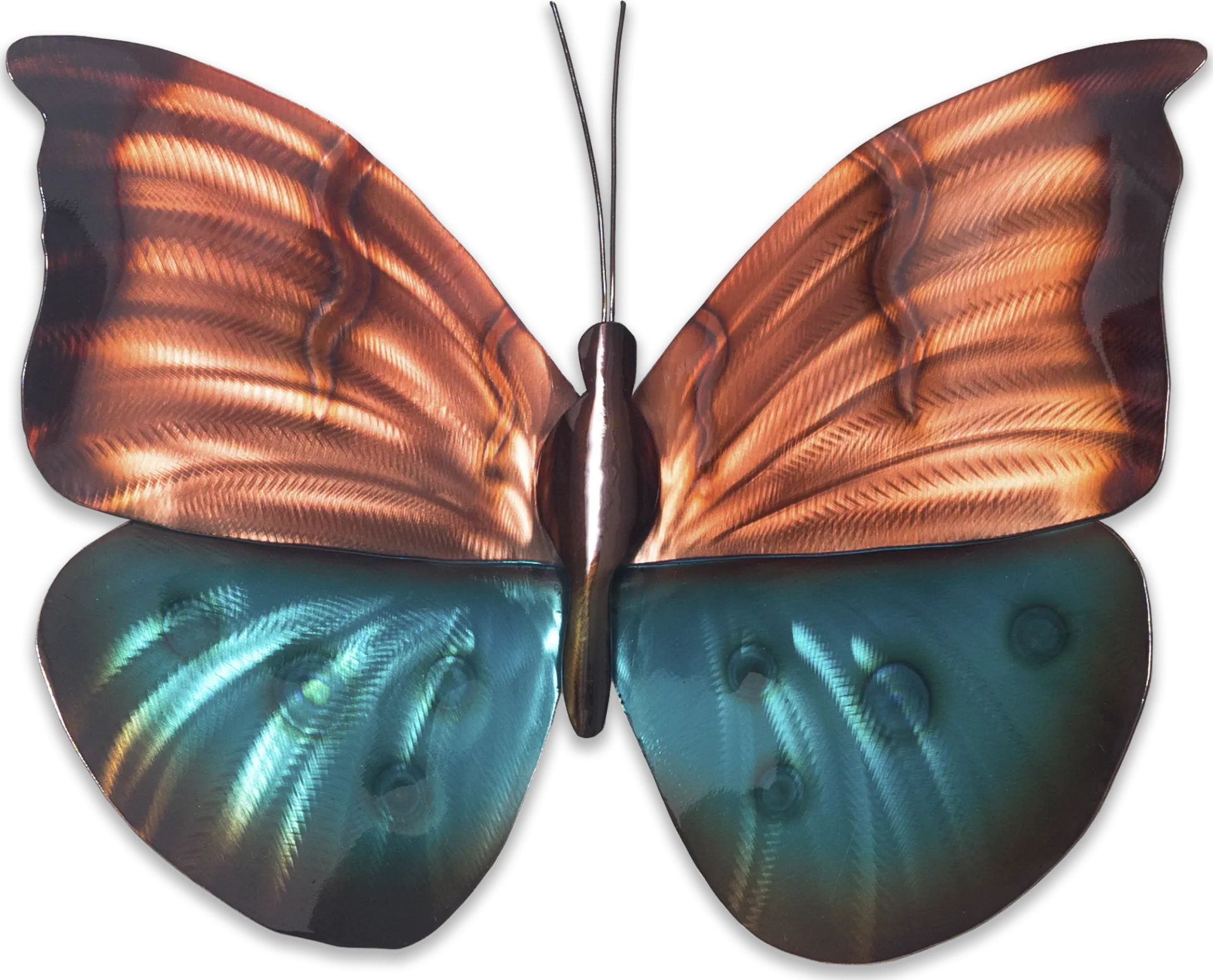 Large Butterfly III Red Outdoor Artwork - Image 1