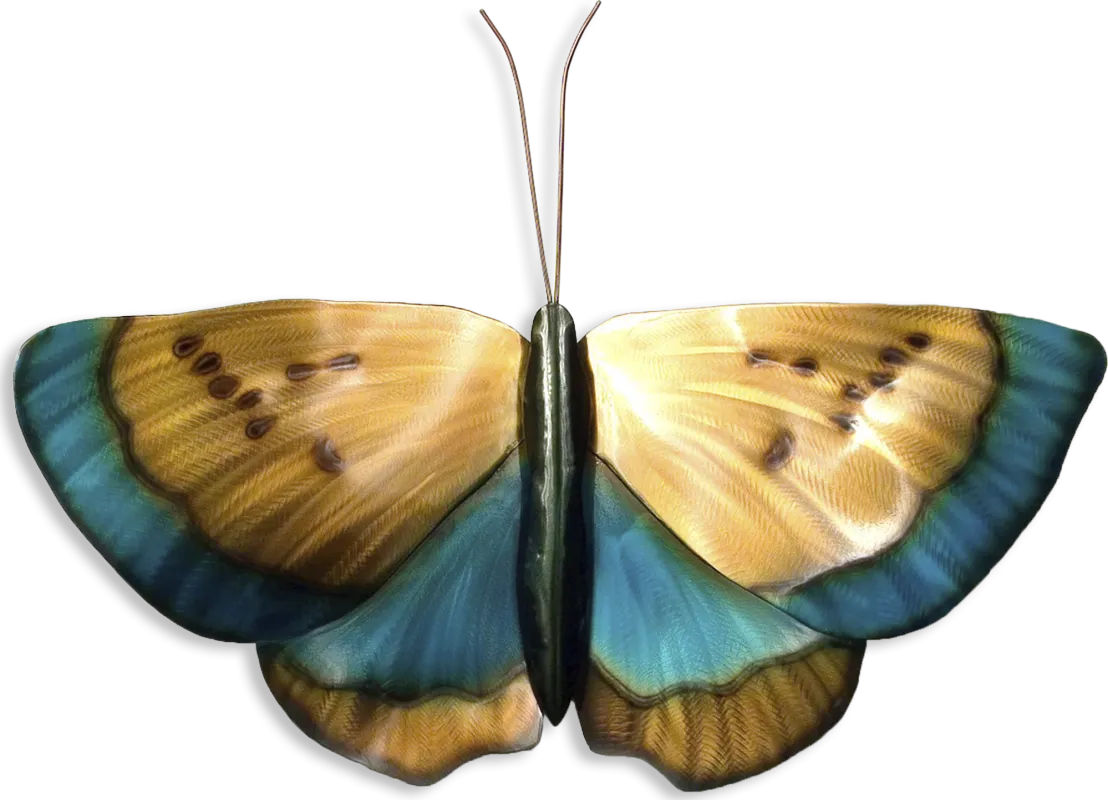 Colorful Butterfly Copper Outdoor Artwork
