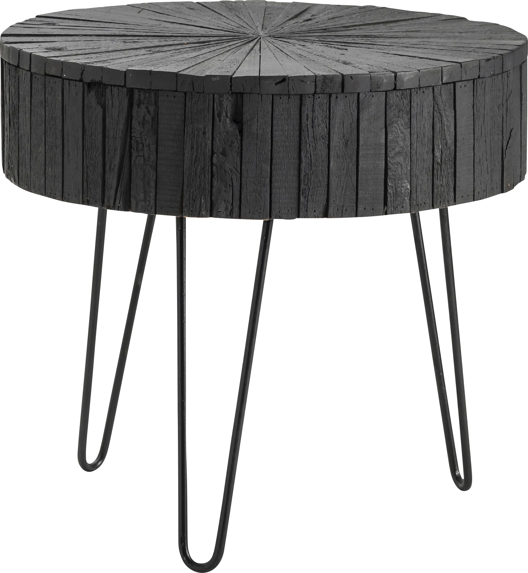 Elmond Ann Black End Table - Thumbnail - Image 1
