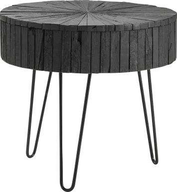 Elmond Ann Black End Table