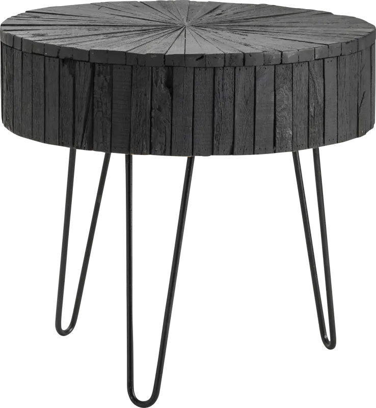 Elmond Ann Black End Table