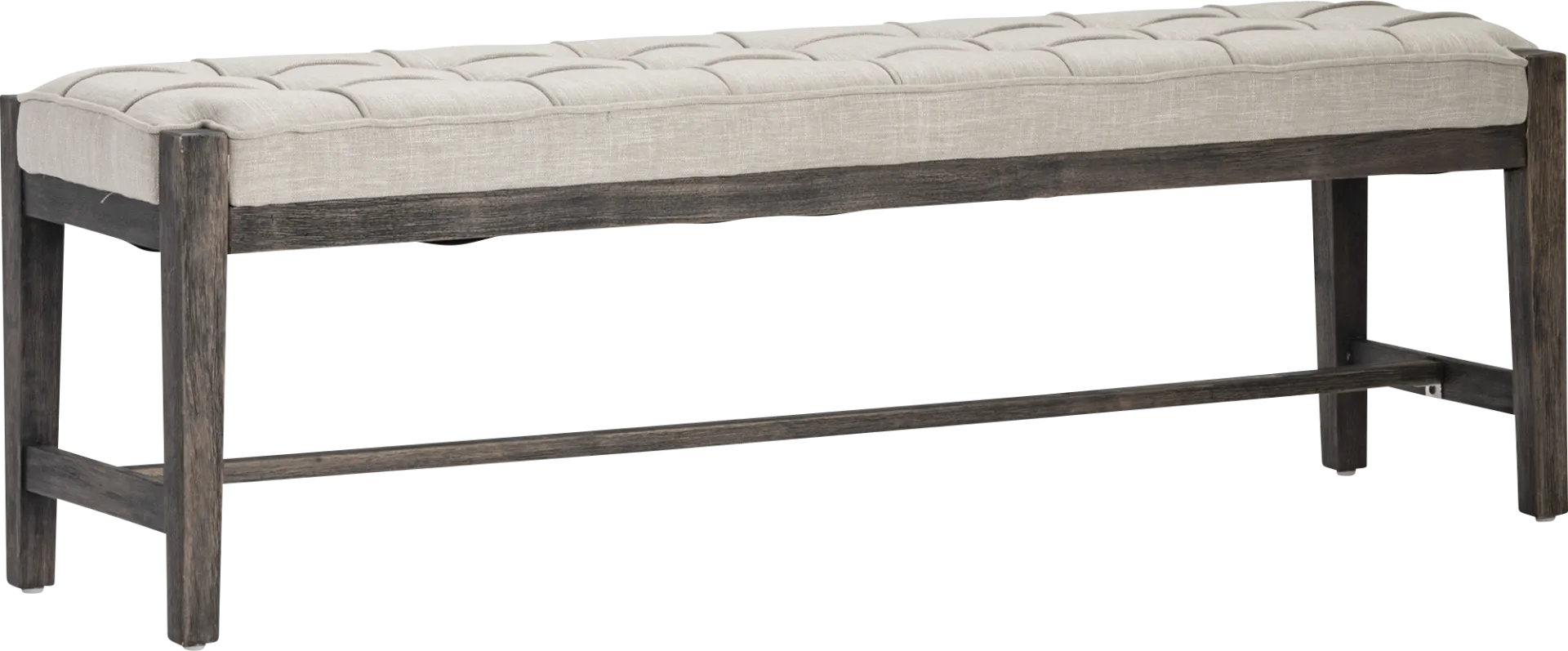 Leahren Gray Accent Bench - Image 1