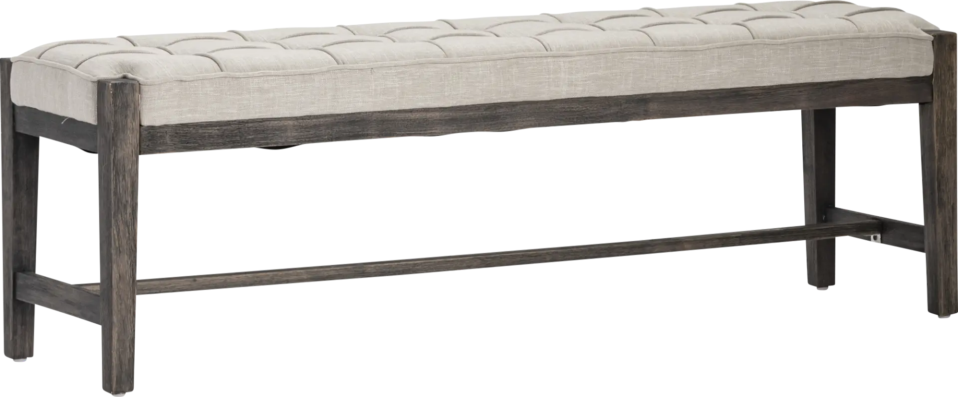 Leahren Gray Accent Bench
